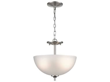 Elk Home Jackson 2-Light Brushed Nickel Dome Pendant EK1302PL20