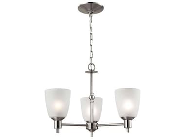 Elk Home Jackson 3-Light Brushed Nickel Bell Chandelier EK1303CH20