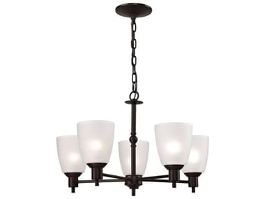 Elk Home Jackson 5-Light Oil Rubbed Bronze Bell Chandelier EK1355CH10