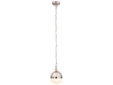 Elk Home Harmelin 7" 1-Light Satin Nickel Globe Mini Pendant EK144841