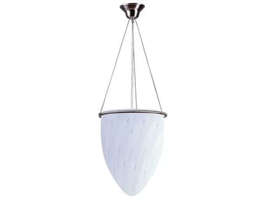 Elk Home Uovo 1-Light Satin Nickel White Pendant EK1501WH