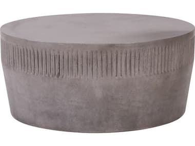 Elk Home 34" Round Polished Concrete Coffee Table EK157081