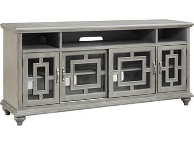 Elk Home Barron Gray Clear Media Console EK16653