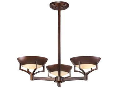 Elk Home Sullivan 3-Light Aged Bronze Bowl Candelabra Chandelier EK170373