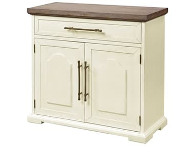 Elk Home Locksmith 38" Wide Cream Brown White Accent Cabinet EK17219CR