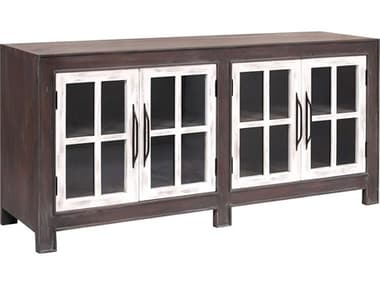 Elk Home Jack 72" Mahogany Wood Heritage Gray Whitewash Sideboard EK17291