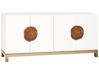 Elk Home 72" Mahogany Wood White Credenza Sideboard EK17309