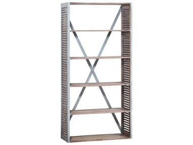 Elk Home Tasmin 24" Brown Galvanized Bookcase EK17578