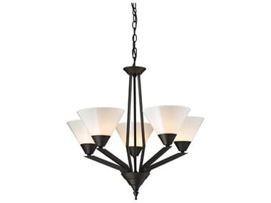 Elk Home Tribecca 5-Light Oil Rubbed Bronze Candelabra Chandelier EK2455CH10