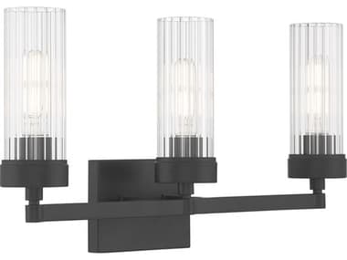 Elk Home Lida 21" Wide 3-Light Matte Black Vanity Light EK2613MBCL