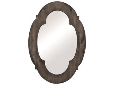 Elk Home Aged Wood / Hand Rubbed Gold Wall Mirror EK268654