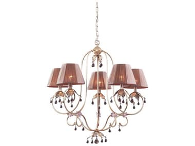 Elk Home Olivissa 29" Wide 5-Light Silver Empire Chandelier EK27055