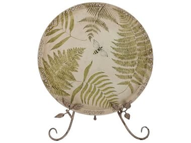 Elk Home Multi Matte Black Fern Botanical Charger EK2825306S