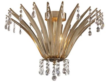 Elk Home Naples 3-Light Antique Silver Leaf Semi Flush Mount EK39193