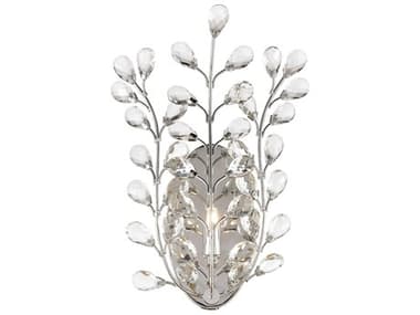 Elk Home Crystique 14" Tall 1-Light Polished Chrome Clear Crystal Glass Wall Sconce EK454601