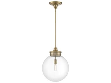 Elk Home Emma 14" 1-Light Antique Brass Globe Pendant EK4801ANCL