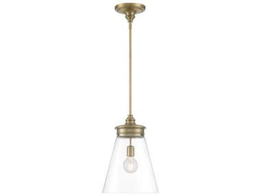 Elk Home Emma 12" 1-Light Antique Brass Mini Pendant EK4811ANCL