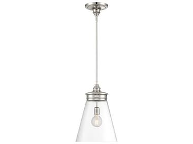 Elk Home Emma 12" 1-Light Polished Nickel Mini Pendant EK4811PNCL