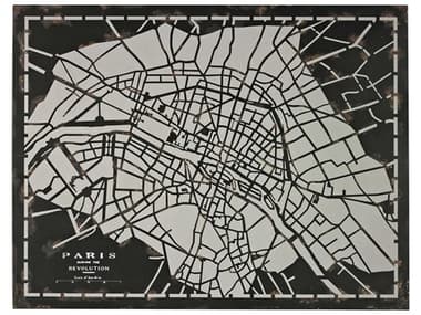 Elk Home City Map of Paris Circa 1790 Wall Art EK5110117