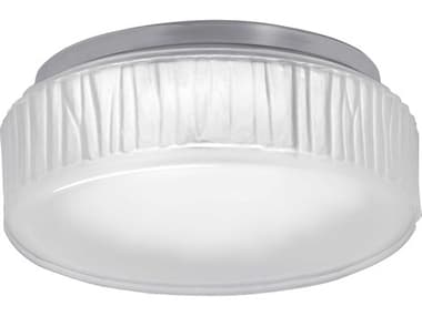 Elk Home Bark Polished Nickel Drum Flush Mount EK5377PNFR