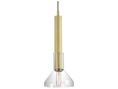 Elk Home Funnel 1-Light Satin Brass Mini Pendant EK5386SBCL