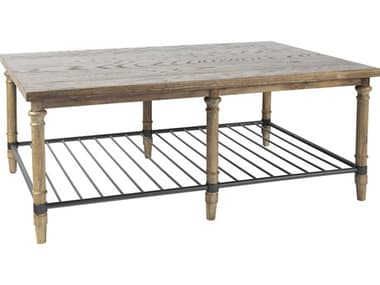 Elk Home Beacon Hill Rectangular Wood Natural Black Coffee Table EK571011