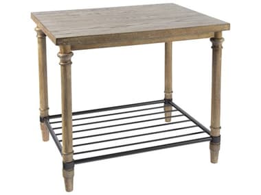 Elk Home Beacon Hill Rectangular Wood Natural Black End Table EK571021