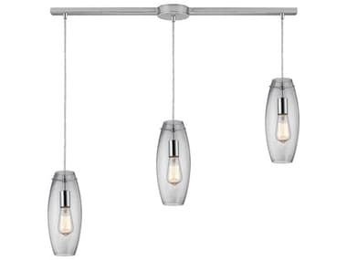 Elk Home Menlow Park 3-Light Polished Chrome Island Pendant EK600543L