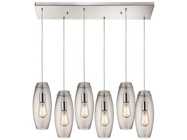 Elk Home Menlow Park 6-Light Polished Chrome Island Pendant EK600546RC