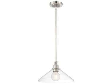 Elk Home Charis 12" 1-Light Polished Nickel Brushed Mini Pendant EK6331PNBNCL