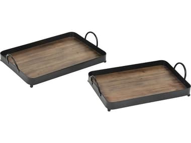 Elk Home Natural Gerrard Serving Trays Set of 2 EK643323