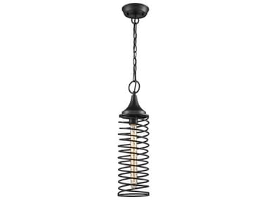 Elk Home Spring 1-Light Oil Rubbed Bronze Cylinder Mini Pendant EK652311LA