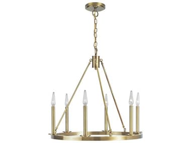 Elk Home Martin 6-Light Bronze Candelabra Chandelier EK6525AGNG