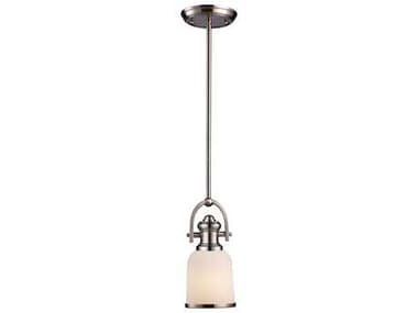 Elk Home Brooksdale 1-Light Satin Nickel Mini Pendant EK661611