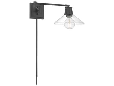 Elk Home Dillon 1-Light Matte Black Swing Wall Sconce EK6661MBCL