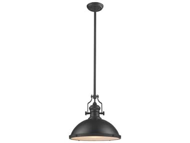 Elk Home Chadwick 1-Light Matte Black Pendant EK666371