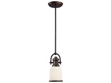 Elk Home Brooksdale 1-Light Oiled Bronze Mini Pendant EK666711