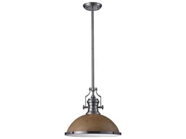 Elk Home Chadwick 1-Light Satin Nickel Pendant EK666741