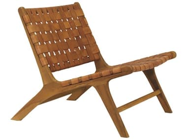 Elk Home 25" Brown Leather Accent Chair EK7162081