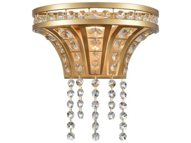 Elk Home Fantania 1-Light Champagne Gold Crystal Glass Wall Sconce EK822241