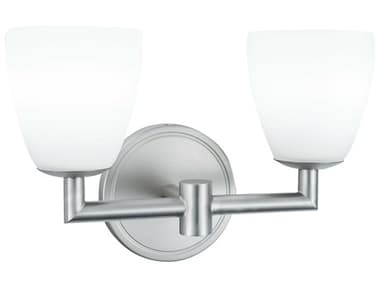 Elk Home Chancellor 1-Light Brushed Nickel White Wall Sconce EK8272BNMO