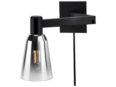 Elk Home Audrey 1-Light Matte Black Swing Wall Sconce EK8478MBBC