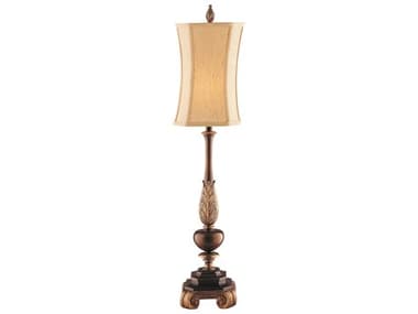 Elk Home Sweet Ginger Antique Gold Champagne Faux Silk Softback Buffet Lamp EK97755