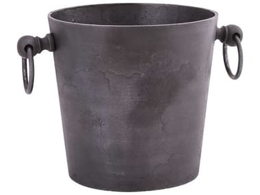 Elk Home Brown Bronze Bucket with Ring Handles EKBUCK010