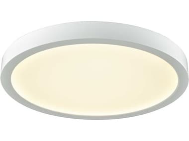 Elk Home Titan White Round Flush Mount EKCL781234