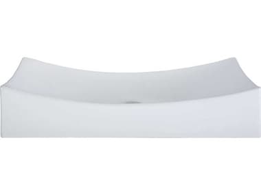 Elk Home Vitreous China White Rectangular Vessel Sink EKCVE262RC