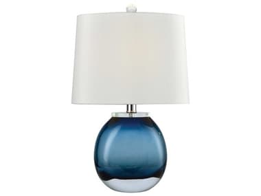 Elk Lighting Playa Linda Glass Blue Table Lamp EKD3854BL