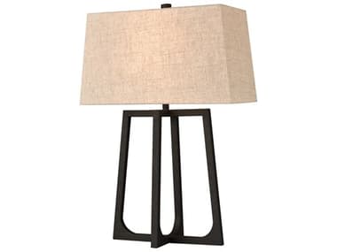 Elk Home Colony Bronze Sand Linen Hardback Buffet Lamp EKD4610