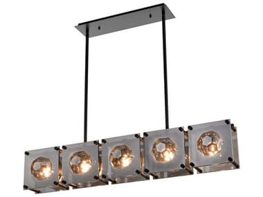 Elk Home Brilliance 5-Light Oil Rubbed Bronze Gray Island Pendant EKD4651