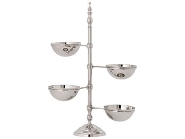Elk Home Swing Arm 4-Bowl Nickel Etagere EKETAG006